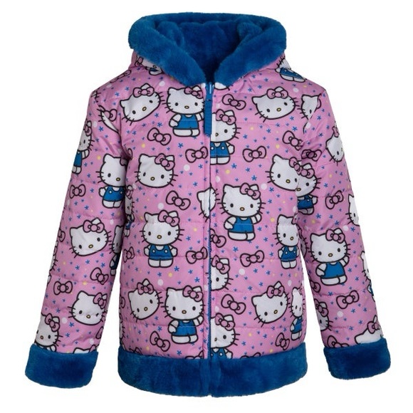 Hello kitty Character Kids' Reversible Jacket size 4T - Picture 3 of 5